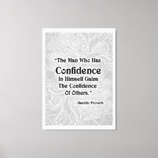 Toile L'homme qui a - Citation positive