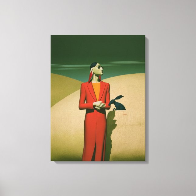 Toile L'Homme Rouge (Recto)