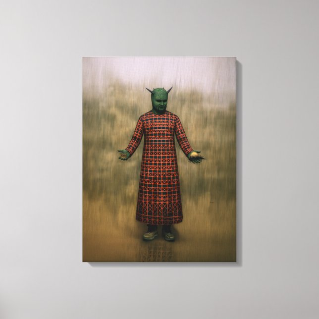 Toile L'Homme Sombre (Recto)