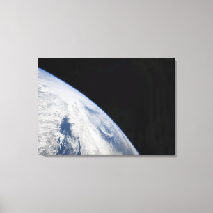 Toile L'horizon terrestre et la noirceur de l'espace