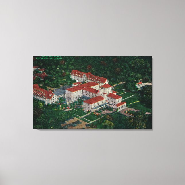 Toile L'hôtel Del Monte de airDel Monte, CA (Recto)