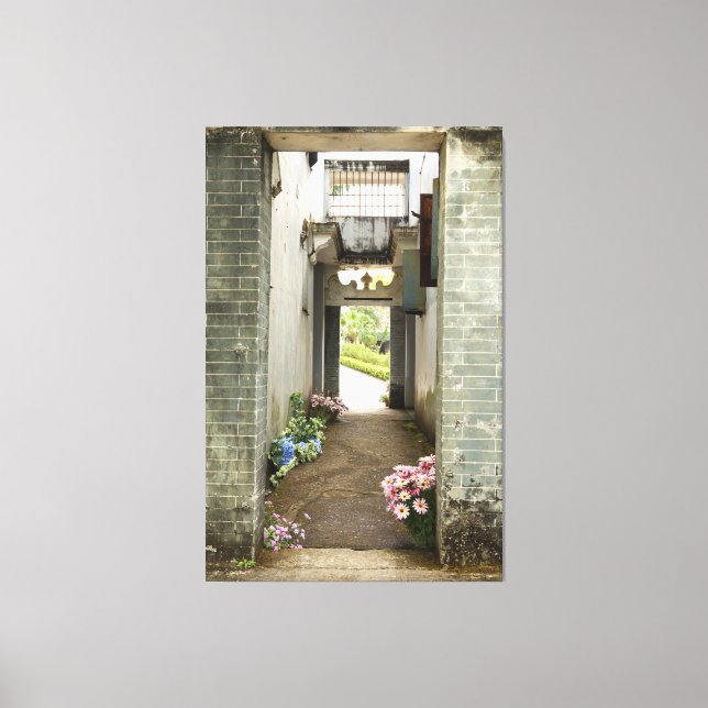 Toile Li Garden Series: Floral Corridor  (Recto)