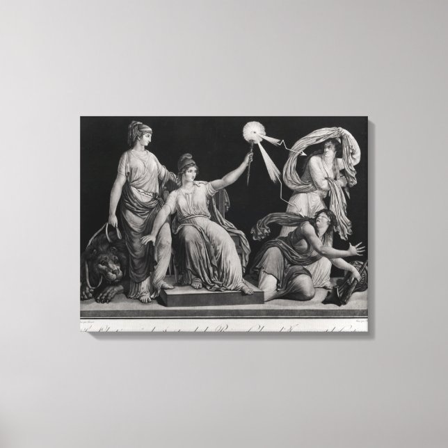 Toile Liberté, vaincre l'ignorance et le fanatisme (Recto)