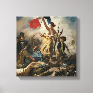 Toile Liberty Leading the People Eugène Delacroix