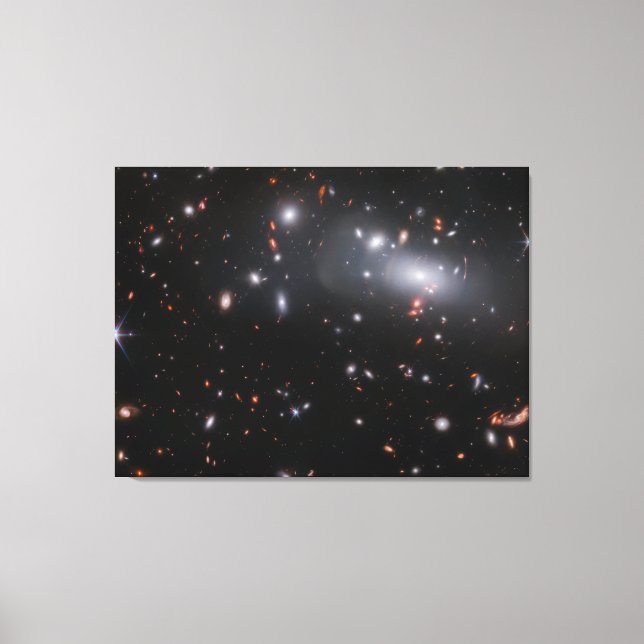 Toile Licence gravitationnelle | Galaxy Cluster RX J2129 (Recto)