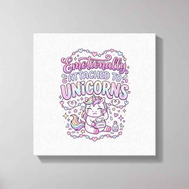 Toile Licorne émotionnellement attachée aux originaux de (Recto)