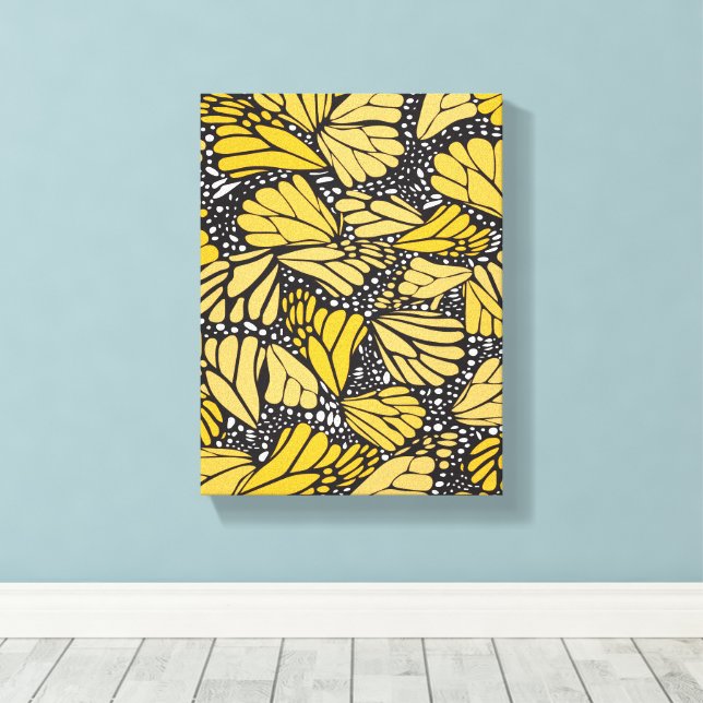 Toile Lienzo estampado mariposa monarca (Insitu (Plancher de Bois))