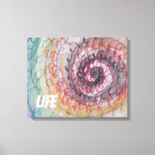 TOILE LIFE MUR ART IMPRIMER PAR L'ARTISTE PAULA REILLY.