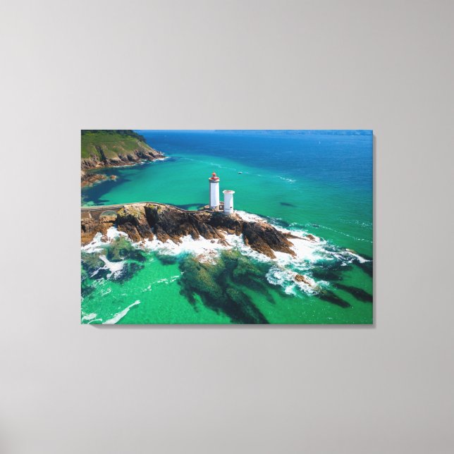 Toile Lighthouses | Finistère Brest Bretagne Lighthouse (Recto)