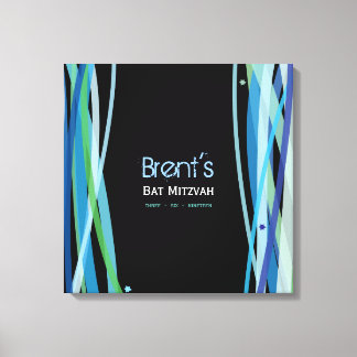 Toile LIGNES SIMPLES Bat Bar Mitzvah Connexion