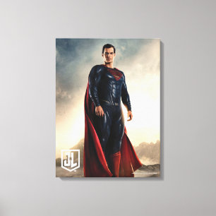 Toile Ligue de Justice Superman Sur Le Champ De Batail