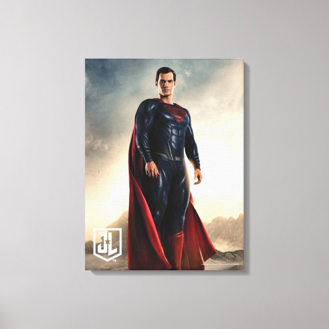 Toile Ligue de Justice | Superman Sur Le Champ De Batail (Recto)