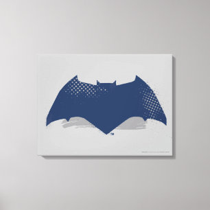 Toile Ligue de Justice   Symbole Batman de brosse et dem
