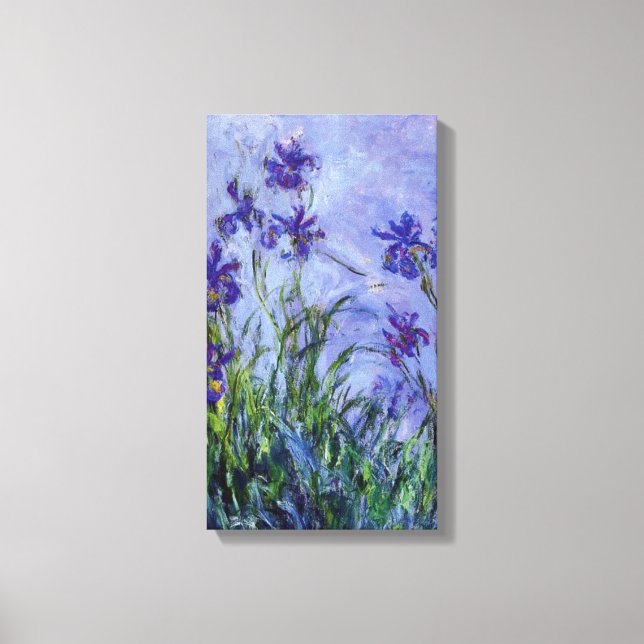 Toile Lilac Irises Monet (Recto)