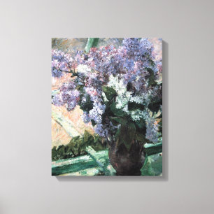 Toile "Lilacs in a Window" de Cassatt