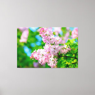 Toile Lilacs roses à couper le souffle