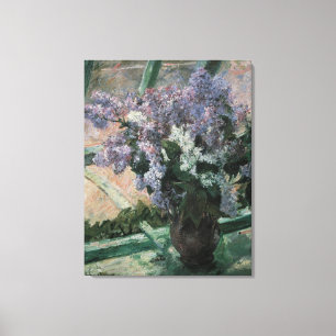 Toile Lilas dans une fenêtre par Mary Cassatt, Art ancie