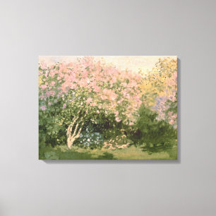 Toile Lilas de Claude Monet au soleil, 1873