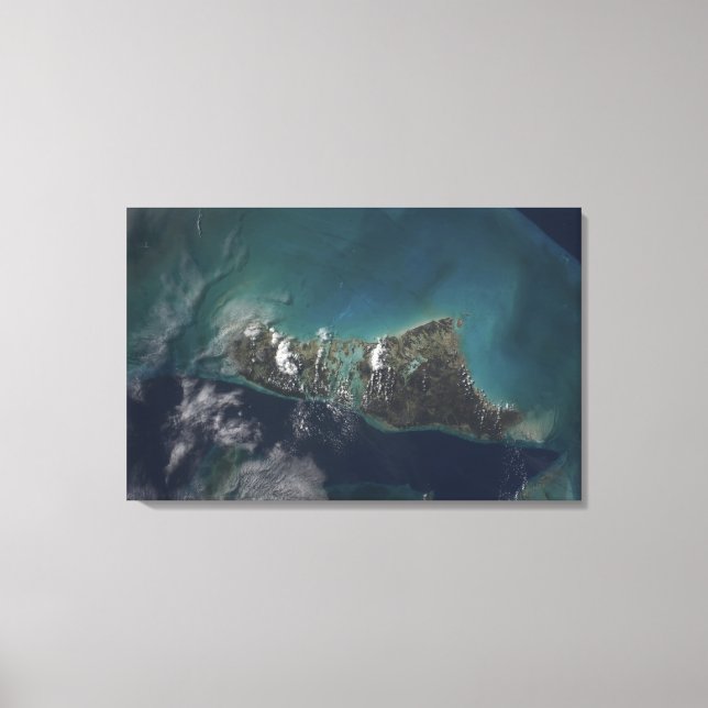 Toile L'île Andros des Bahamas (Recto)