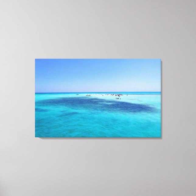 Toile L'île blanche en mer Rouge (Recto)