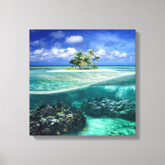 Toile L'île de Coral
