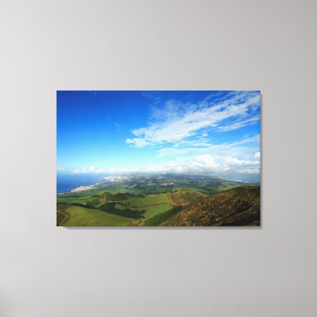 Toile L'île de Sao Miguel Açores (Recto)
