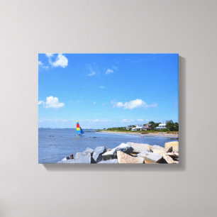 Toile L'île de Sullivan, Caroline du Sud