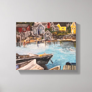 Toile L'île de Vindelhaven, Maine