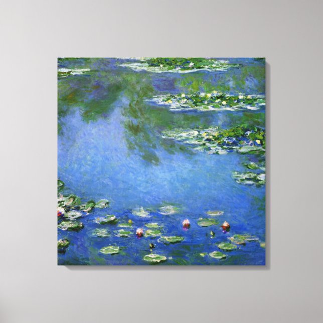 Toile Lillies d'eau Monet (Recto)
