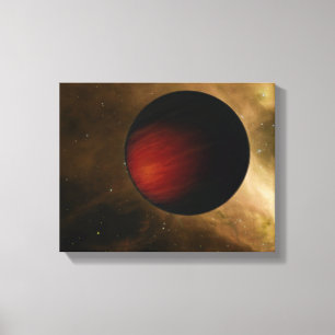 Toile L'illustration d'un Jupiter chaud a appelé HD