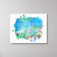 ** Lily Pads Pond Peinture AR23 Monet Art