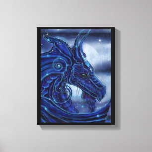 Toile L'imaginaire du dragon de la "Nuit magique" par Re