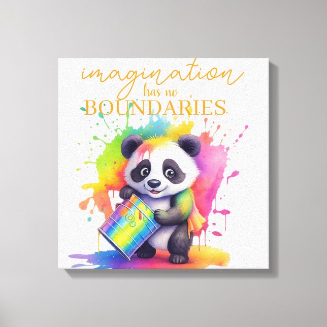 Toile L'imagination n'a pas de limites — Affiche pour ch (Recto)