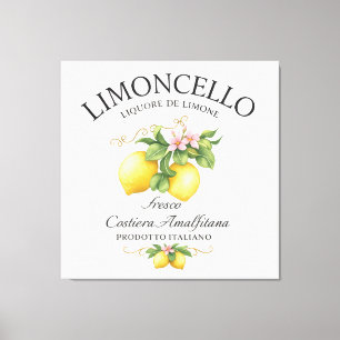 Toile Limoncello Italie Côte Amalfitaine