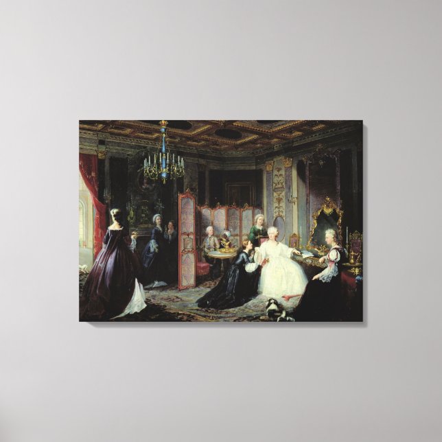 Toile L'impératrice Catherine la Grande reçoit une (Recto)