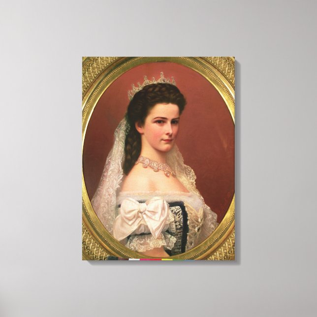 Toile L'impératrice Elizabeth de Bavière en hongrois (Recto)