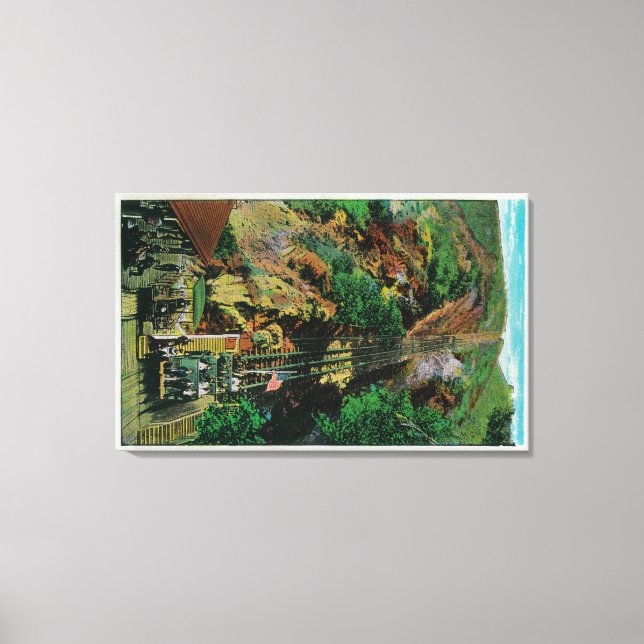 Toile L'inclinaison au mont LoweMt. Lowe, CA (Recto)