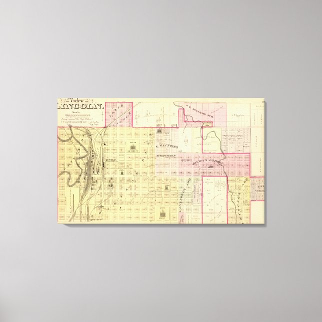 Toile Lincoln Nord, Nebraska (Recto)