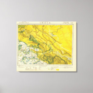 Toile L'Inde et le Pakistan