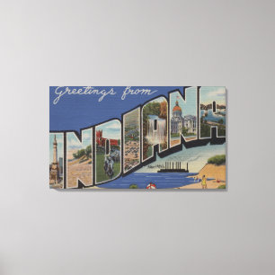 Toile L'Indiana (aciéries/dunes de sable)