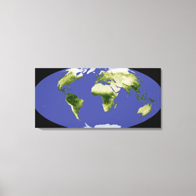 Toile L'Indice de Végétation De Différence Normalisée (Recto)