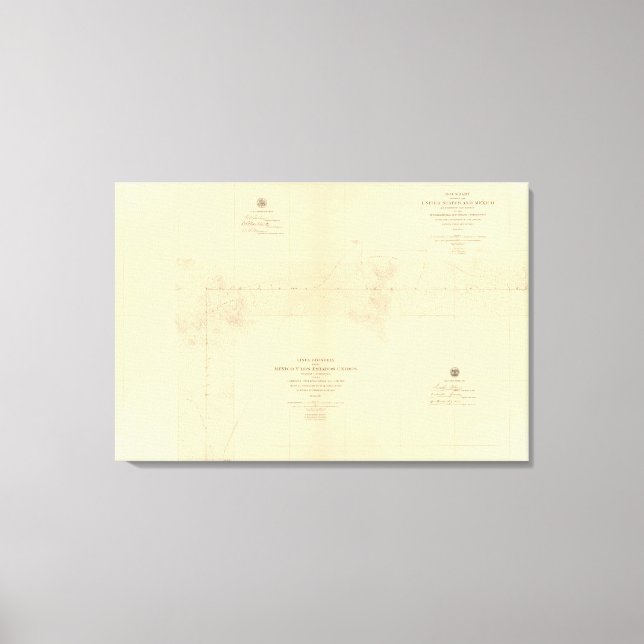 Toile Linea Divisoria Entre Mexique 3 (Recto)