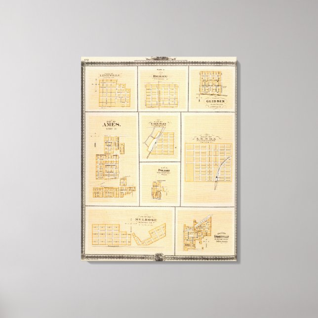 Toile Lineville, Derby, Glidden, Ames, Conway (Recto)