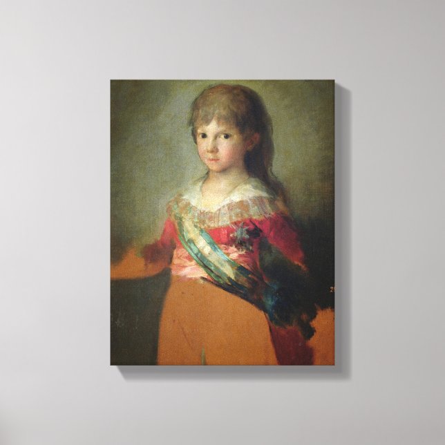 Toile L'infante Don Francisco de Paula Antonio, 1800 ( (Recto)
