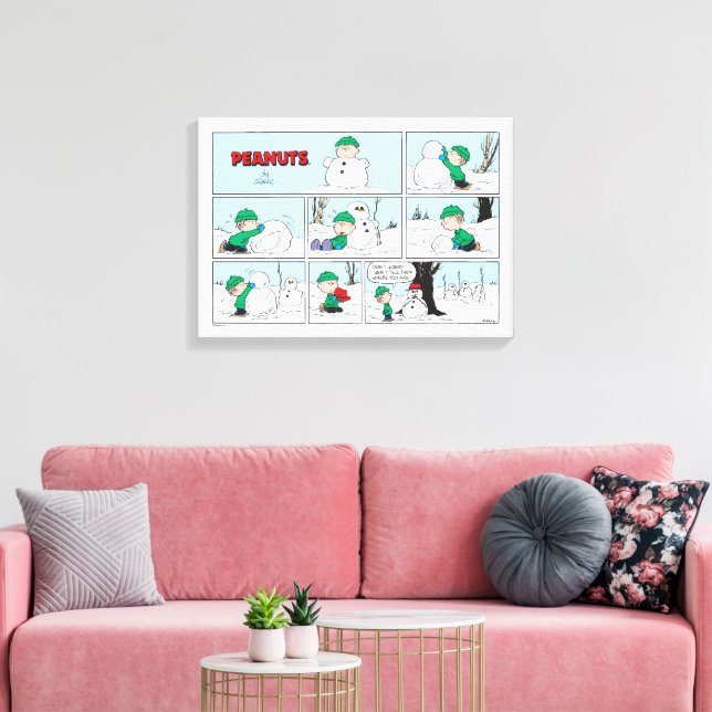 Toile Linus Construit Un Snowman (Insitu(Salon))