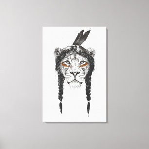 Toile Lion de guerrier