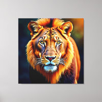 Lion Majestueux : Âme du Roi Sauvage Art