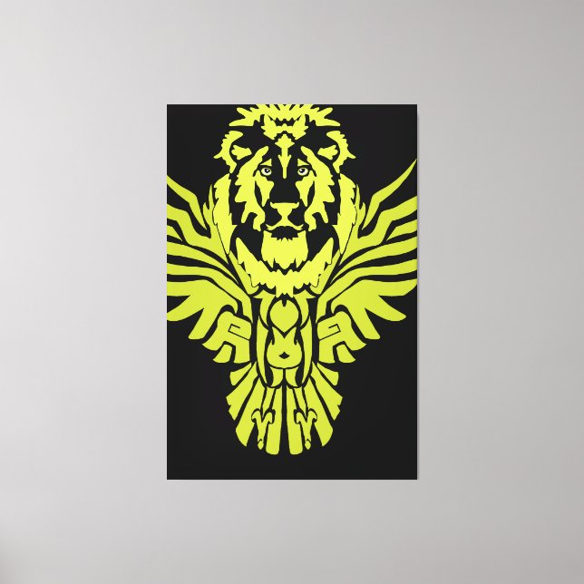 Toile LionHibou (Recto)