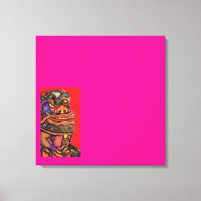 Toile Lions chinois (Recto)