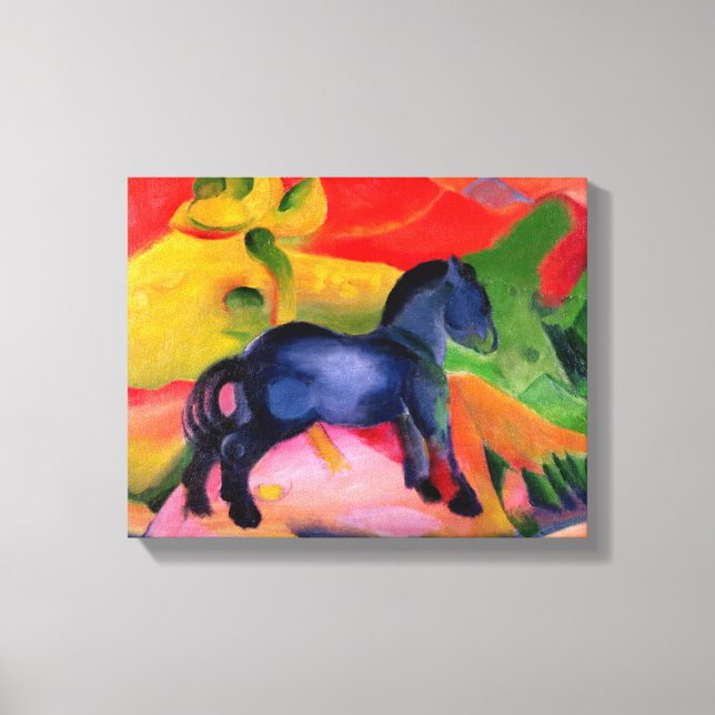 Toile Little Blue Horse, 1912 (Recto)